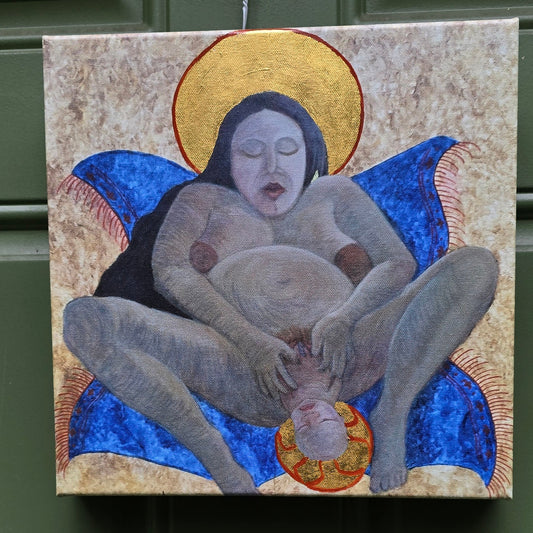 The Crowning Embellished Canvas Print